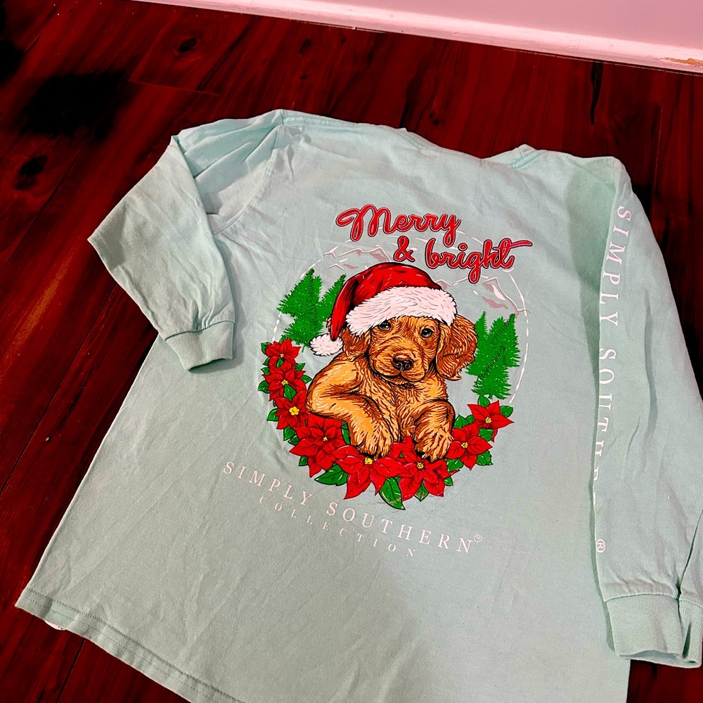 Simply Southern holiday long sleeve girls youth
